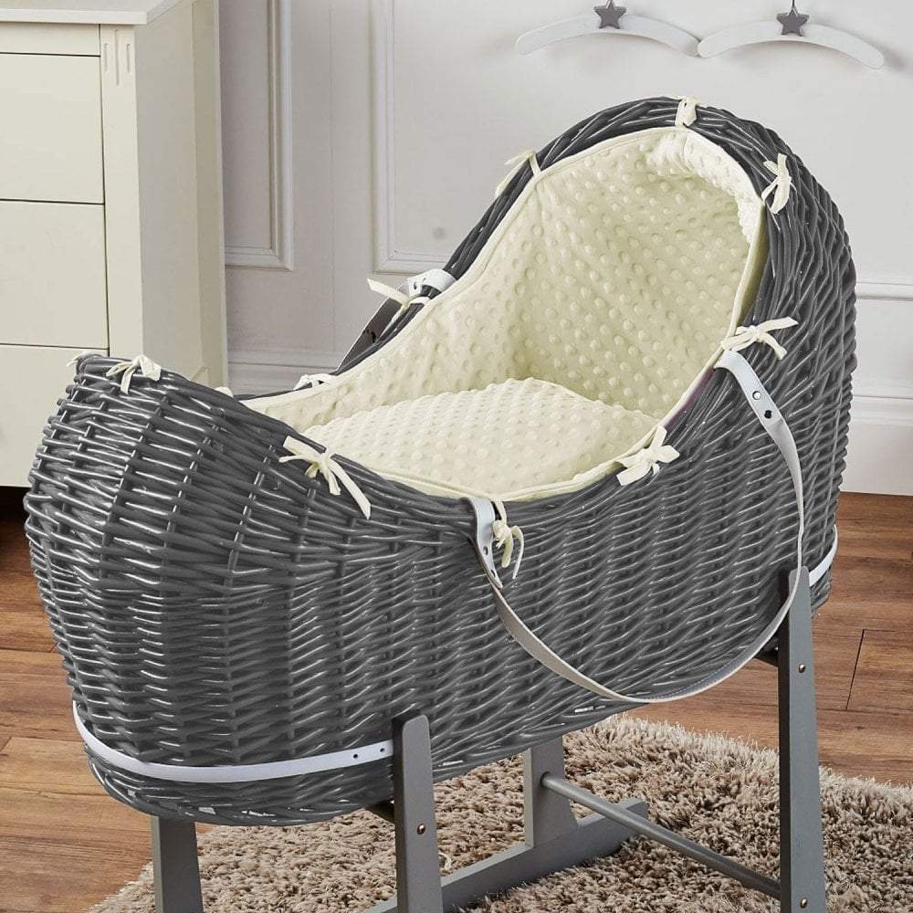 Wicker Pod Baby Deluxe Moses Basket-No stand included-22