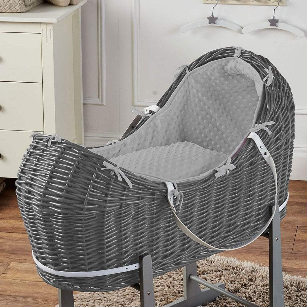 Wicker Pod Baby Deluxe Moses Basket-No stand included-23