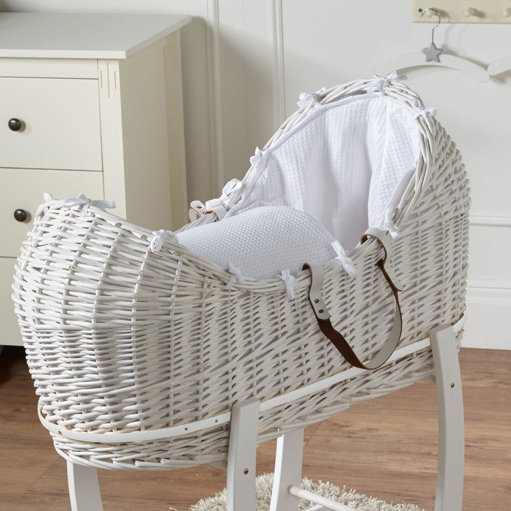 Wicker Pod Baby Deluxe Moses Basket-No stand included-5